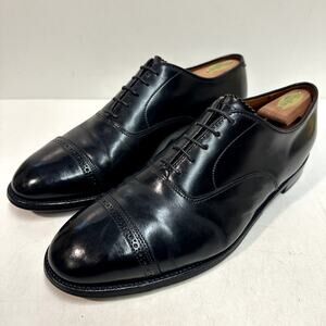 EUC NEW HEELS Alden 9016 Perf Tip Bal Oxford Black Shell Cordovan Cap Toe 12 D